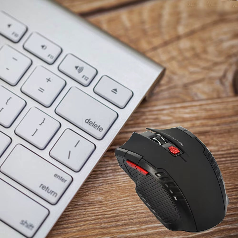 2.4Ghz Wireless Mouse Ergonomic Gaming Mouse 6D Gamer 1600DPI 6 Buttons Optical Mice for Computer Laptop Accessories Mouse Gamer