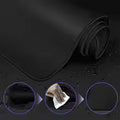 Extended Black Mouse Pads Large Mouse Pad Anti-Slip Desk Pad Rubber Mouse Mat Computer Desk Mat Stitched Edge Gaming Mousepad